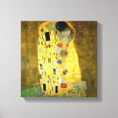 De kus van Gustav Klimt Canvas Afdruk (Voorkant)