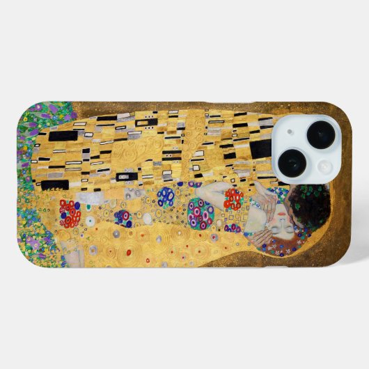 De kus van Gustav Klimt Case-Mate iPhone Case (Achterkant (horizontaal))