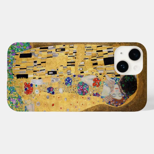 De kus van Gustav Klimt Case-Mate iPhone Case (Achterkant (horizontaal))