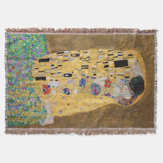 De kus van Gustav Klimt Deken (Voorkant)