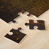De kus van Gustav Klimt, detail 1 Legpuzzel (Zijkant)