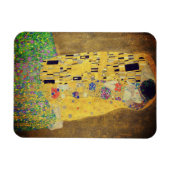 De kus van Gustav Klimt, detail 1 Magneet (Horizontaal)