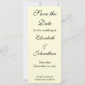 De Kus van Gustav Klimt, die de Datum bewaart. Save The Date (Achterkant)