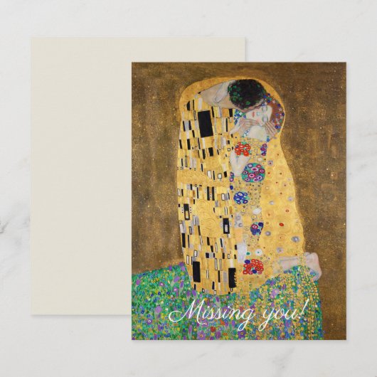 De kus van Gustav Klimt die je mist (Voorkant / Achterkant)