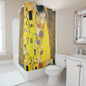 De kus van Gustav Klimt Douchegordijn (In situ)