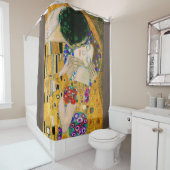 De kus van Gustav Klimt Douchegordijn (In situ)