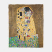 De kus van Gustav Klimt Fleece Deken (Voorkant)
