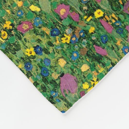 De kus van Gustav Klimt Fleece Deken (Hoek)