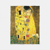 De kus van Gustav Klimt Fleece Deken (Voorkant)