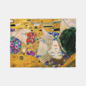 De kus van Gustav Klimt Fleece Deken (Voorkant (Horizontaal))