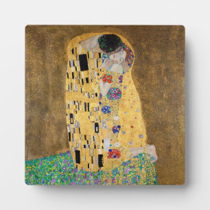 De kus van Gustav Klimt Fotoplaat