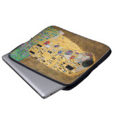 De Kus van Gustav Klimt Gefeliciteerd Laptop Sleeve (Voorkant onderkant)