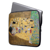 De Kus van Gustav Klimt Gefeliciteerd Laptop Sleeve (Voorkant Links)