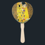 De kus van Gustav Klimt Handwaaier<br><div class="desc">Bezoek mijn winkel voor een interessanter ontwerp en meer keuze voor kleuren => zazzle.com/colorfulworld*</div>