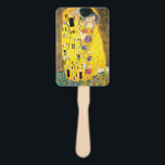 De kus van Gustav Klimt Handwaaier<br><div class="desc">Bezoek mijn winkel voor een interessanter ontwerp en meer keuze voor kleuren => zazzle.com/colorfulworld*</div>