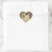 De kus van Gustav Klimt Heart Sticker (Tas)