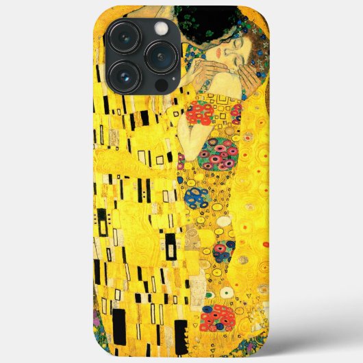 De Kus van Gustav Klimt Hoesje-Mate iPhone Case (Achterkant)