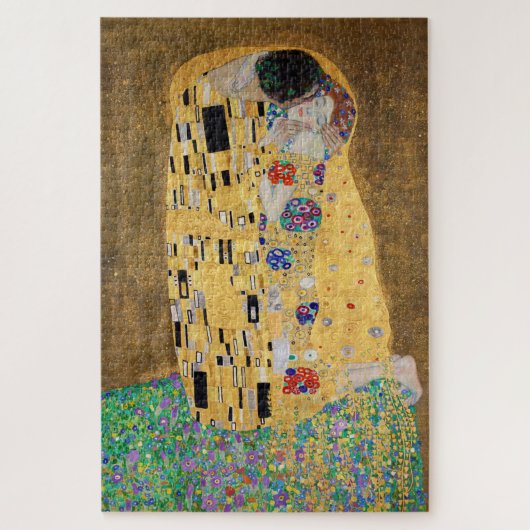 De kus van Gustav Klimt Jigzaag Puzzle Legpuzzel (Verticaal)