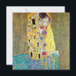 De Kus van Gustav Klimt Kaart<br><div class="desc">Gemakkelijk om trouwuitnodiging aan te passen. De Kus, Der Kuss (1907-1908) van Klimt is waarschijnlijk het beroemdste werk van Gustav Klimt. Hij begon in 1907 met zijn werkzaamheden en dat is het hoogtepunt van zijn zogenaamde "Golden Period". De Kus is een Victoriaans Era-liefde en kunstschilderij met een mooi kunstschilderij van...</div>