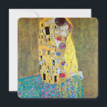 De Kus van Gustav Klimt Kaart<br><div class="desc">Gemakkelijk om trouwuitnodiging aan te passen. De Kus, Der Kuss (1907-1908) van Klimt is waarschijnlijk het beroemdste werk van Gustav Klimt. Hij begon in 1907 met zijn werkzaamheden en dat is het hoogtepunt van zijn zogenaamde "Golden Period". De Kus is een Victoriaans Era-liefde en kunstschilderij met een mooi kunstschilderij van...</div>