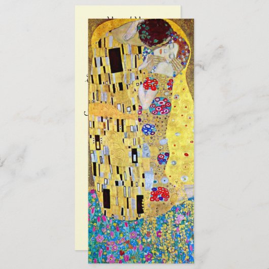 De Kus van Gustav Klimt Kaart (Voorkant / Achterkant)