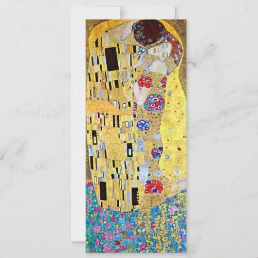 De Kus van Gustav Klimt Kaart (Voorkant)