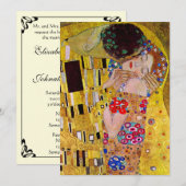 De Kus van Gustav Klimt Kaart (Voorkant / Achterkant)
