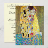 De Kus van Gustav Klimt Kaart (Voorkant / Achterkant)