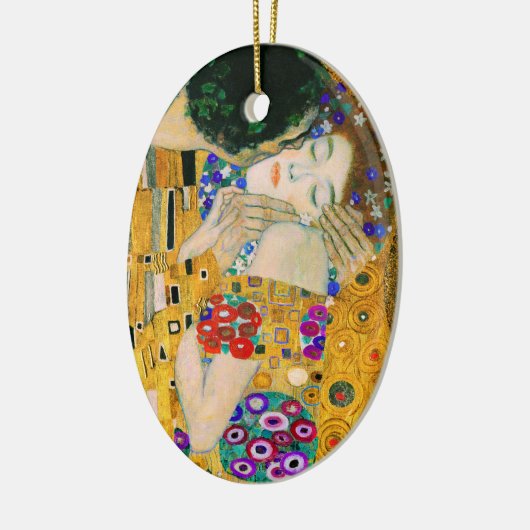 De kus van Gustav Klimt Keramisch Ornament (Links)