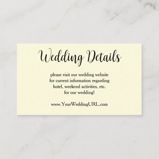 De kus van Gustav Klimt,  kunst bruiloft Informatiekaartje (Achterkant)