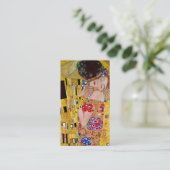 De kus van Gustav Klimt,  kunst bruiloft Informatiekaartje (Staand voorkant)