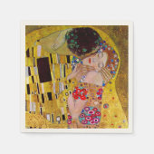 De kus van Gustav Klimt, kunst bruiloft Servet (Voorkant)