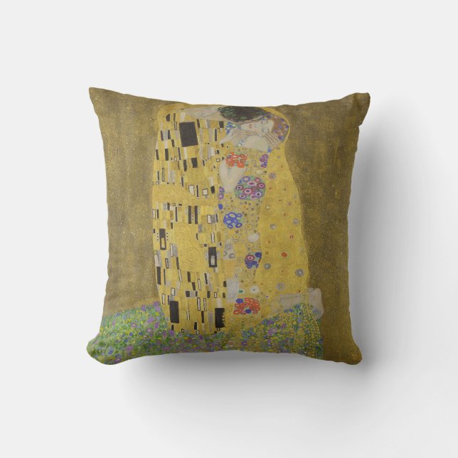 De Kus van Gustav Klimt Kussen (Voorkant)