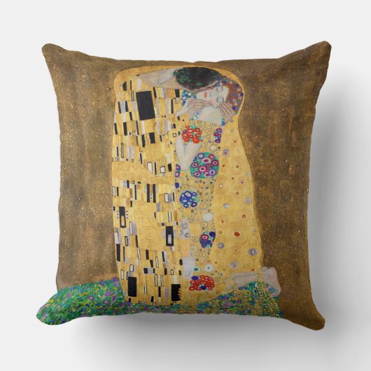 De Kus van Gustav Klimt Kussen (Voorkant)