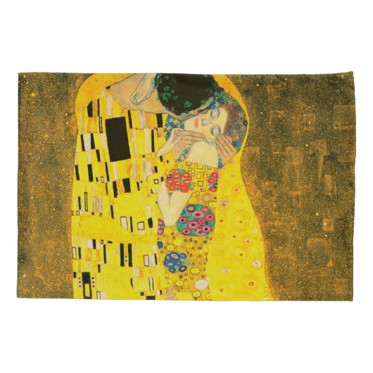 De kus van Gustav Klimt Kussensloop (Achterkant)