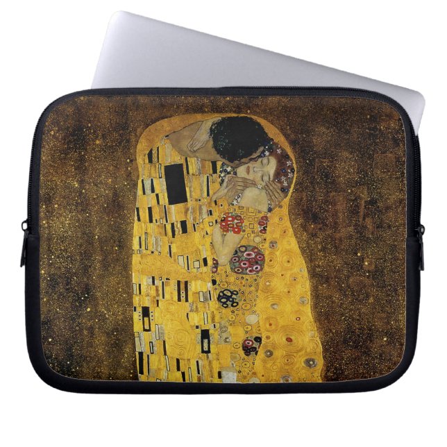 De kus van Gustav Klimt Laptop Sleeve (Voorkant)