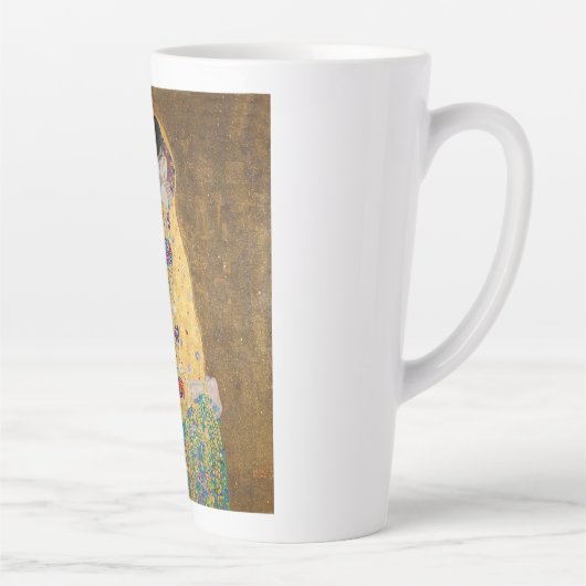 De kus van Gustav Klimt Latte Mok (Rechts)