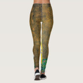 De kus van Gustav Klimt Leggings (Achterkant)