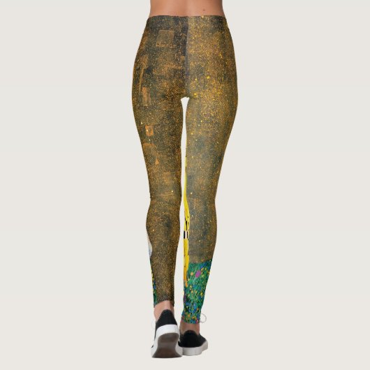 De kus van Gustav Klimt Leggings (Achterkant)