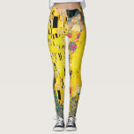 De kus van Gustav Klimt Leggings<br><div class="desc">De kus van Gustav Klimt.
Ga naar mijn winkel voor een interessanter design en meer kleurenkeuze.
=> zazzle.com/colorfulworld*</div>