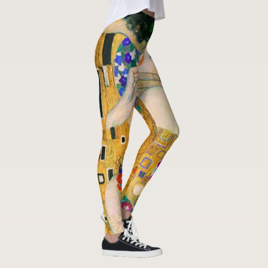 De kus van Gustav Klimt Leggings (Rechts)