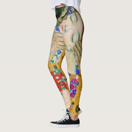 De kus van Gustav Klimt Leggings (Links)