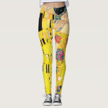 De kus van Gustav Klimt Leggings<br><div class="desc">De kus van Gustav Klimt. 
Ga naar mijn winkel voor een interessanter design en meer kleurenkeuze.
=> zazzle.com/colorfulworld*</div>