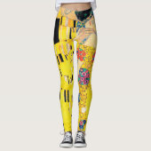 De kus van Gustav Klimt Leggings (Voorkant)
