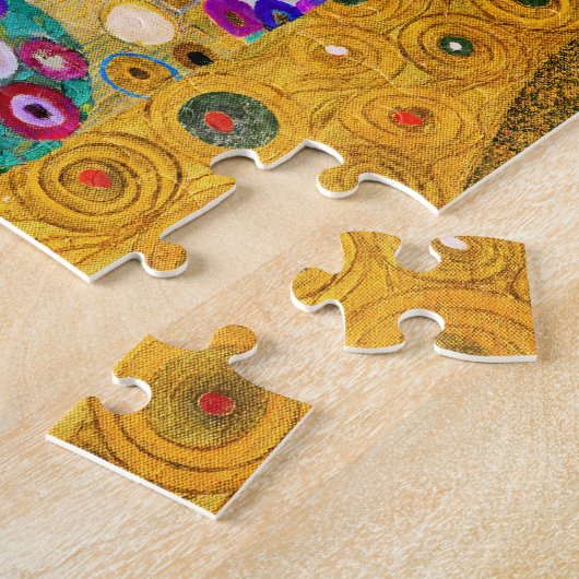 De kus van Gustav Klimt Legpuzzel (Zijkant)