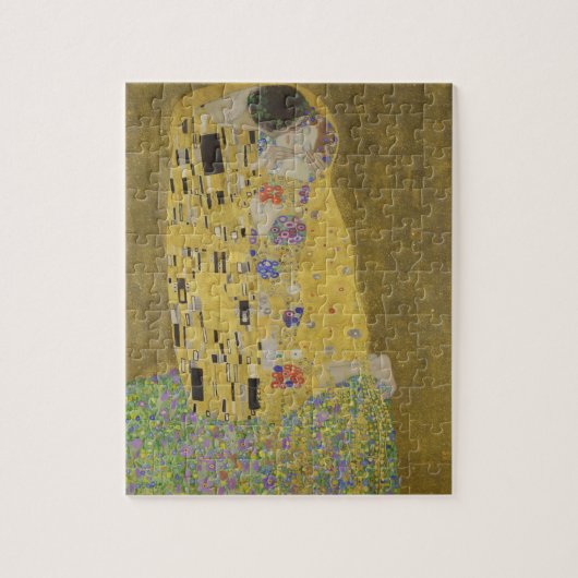 De kus van Gustav Klimt Legpuzzel (Verticaal)