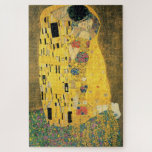 De kus van Gustav Klimt Legpuzzel<br><div class="desc">Bezoek mijn winkel voor een interessanter ontwerp en meer keuze voor kleuren => zazzle.com/colorfulworld*</div>