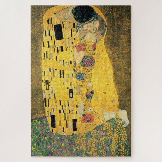De kus van Gustav Klimt Legpuzzel (Verticaal)