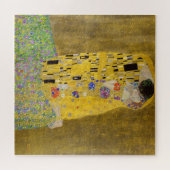 De kus van Gustav Klimt Legpuzzel (Horizontaal)
