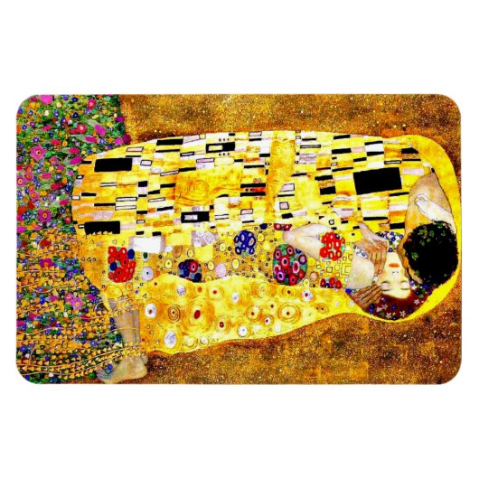 De Kus van Gustav Klimt,  Magneet (Horizontaal)